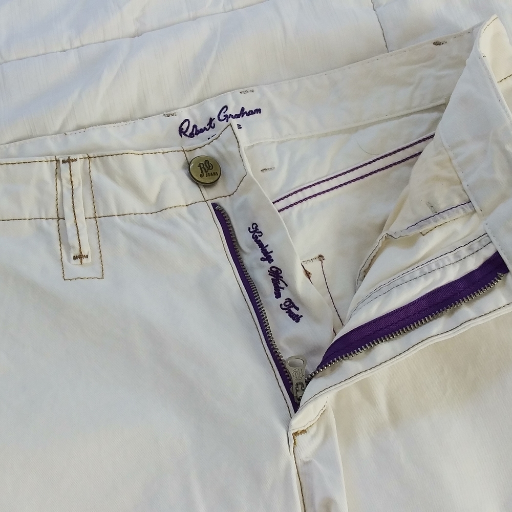 Men's Robert Graham Cotton Pants - Picture 3 of 6